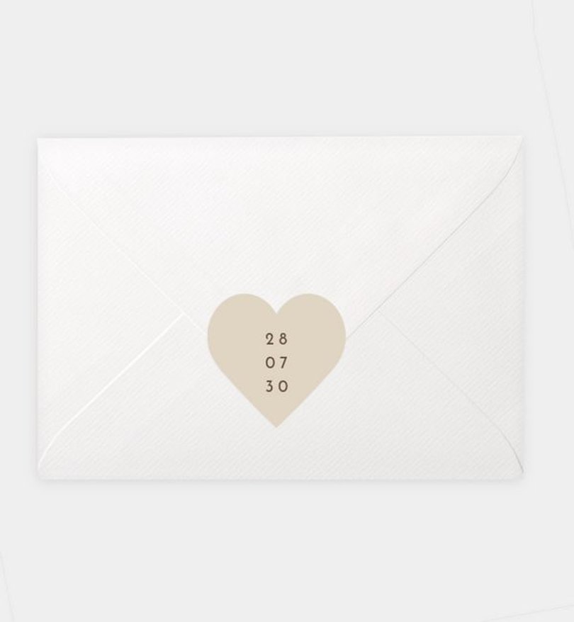 Siegelsticker Hochzeit Semplice