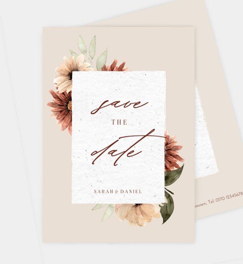 Save-The-Date Karte Hochzeit Tender Love