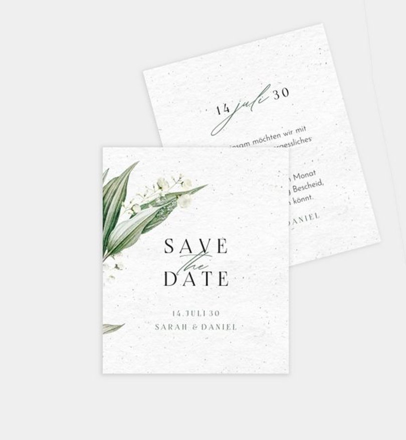 Save-The-Date Karte Hochzeit Growing Love
