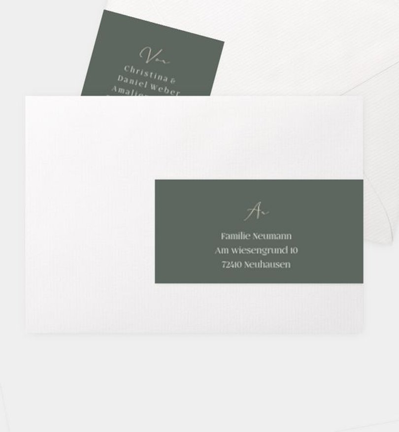 Adressaufkleber Hochzeit Friedliche Liebe
