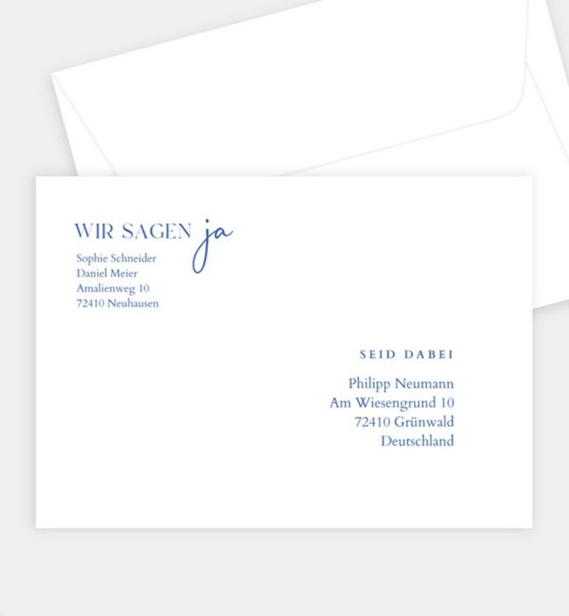 Briefumschlag Hochzeit Lovers do