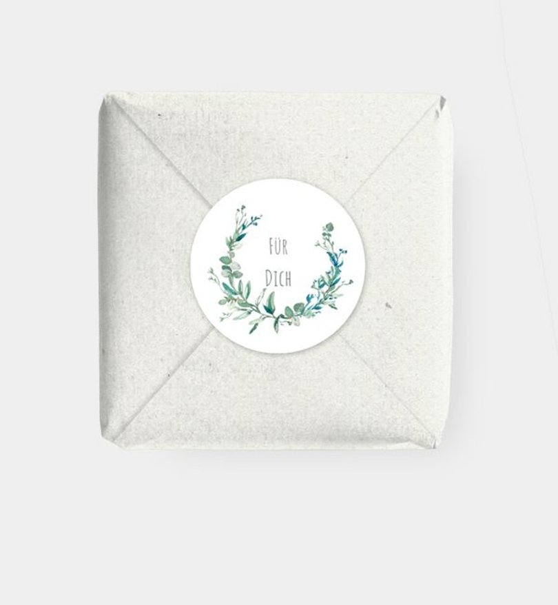 Geschenkaufkleber Kommunion Soft Green