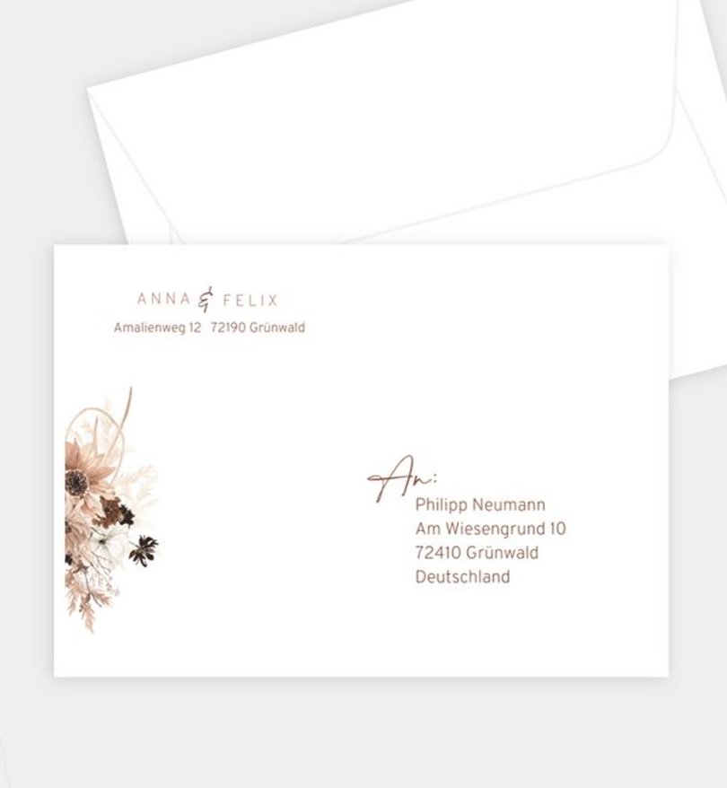 Briefumschlag Hochzeit Precious Yes