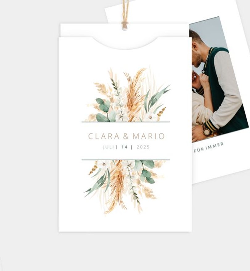 Einladungskarte Hochzeit Boho Wedding