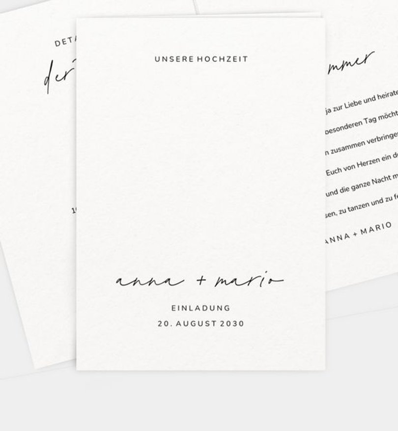Einladungskarte Hochzeit Amar