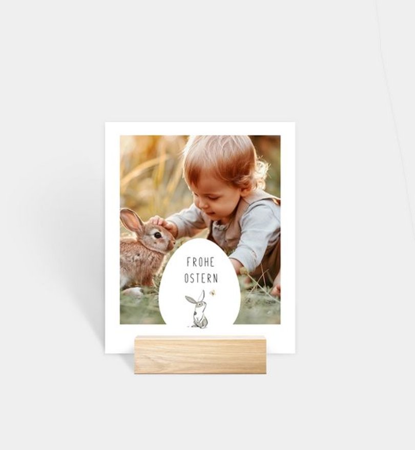 Fotoaufsteller Ostern Hoppla Hop