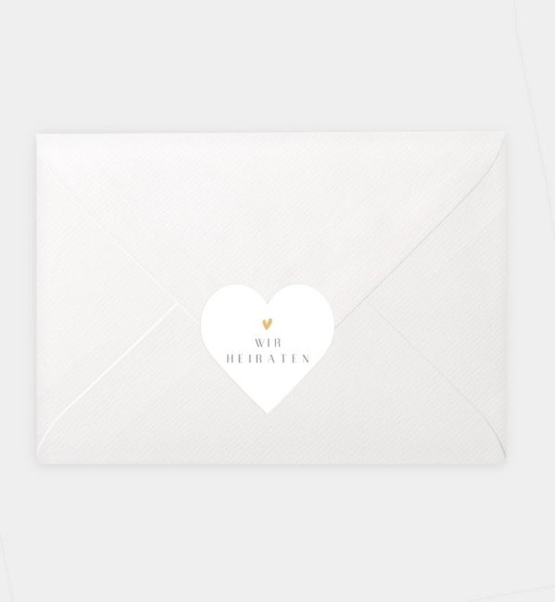 Siegelsticker Hochzeit Lovely Moment