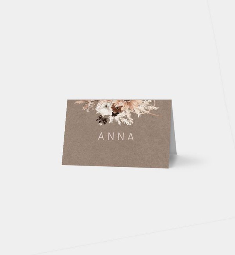 Tischkarte Hochzeit Precious Yes