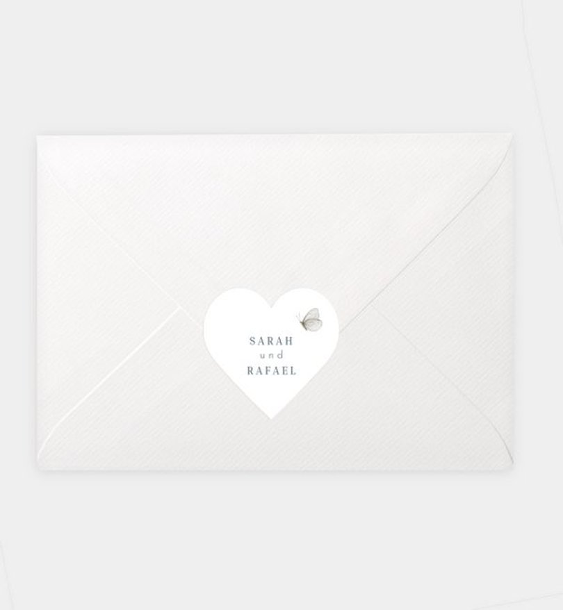 Siegelsticker Hochzeit Flower Meadow