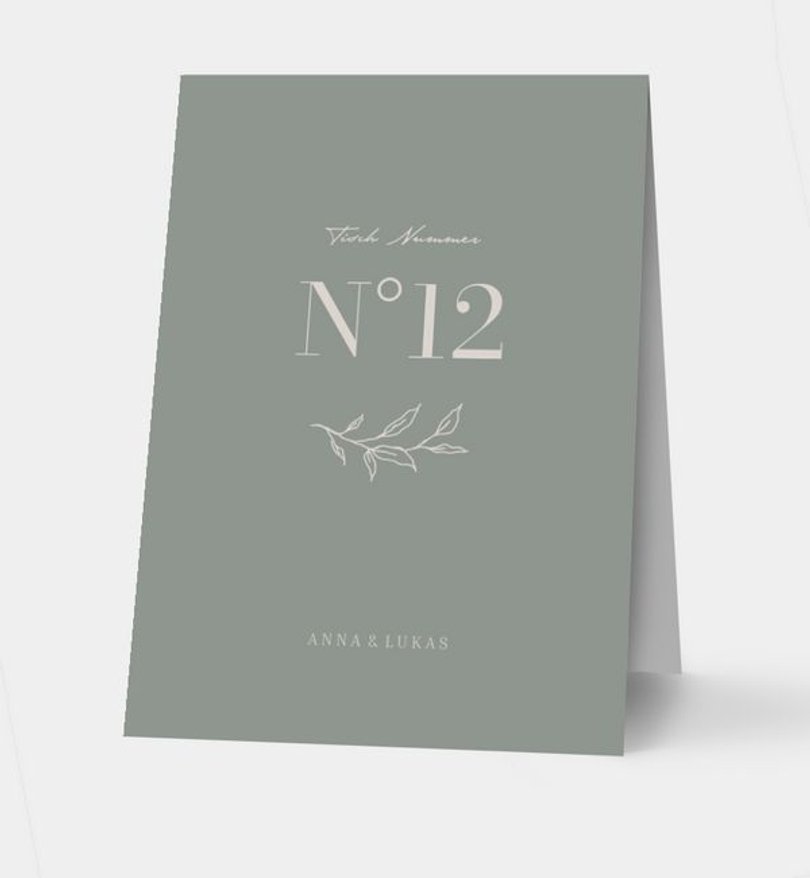 Tischnummer Hochzeit Perfect Day