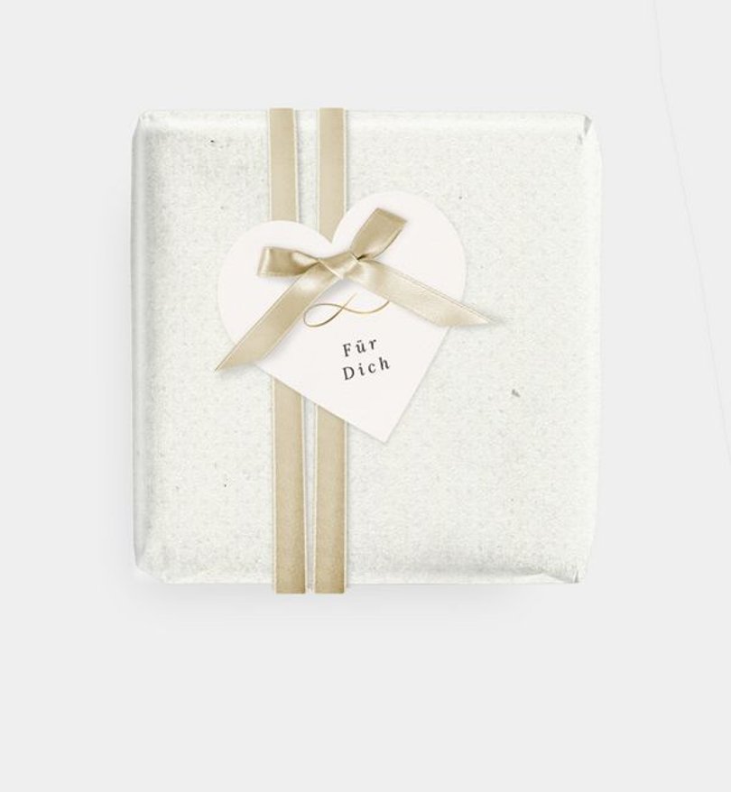 Geschenkanhänger Goldene Hochzeit Liebeswerte