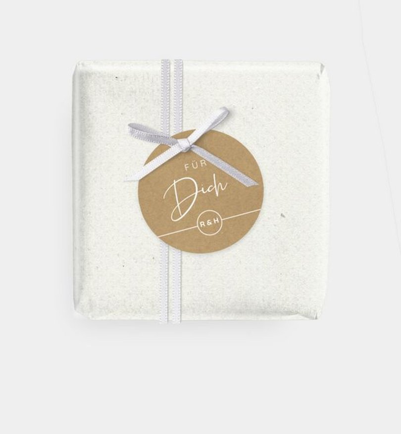 Geschenkanhänger Silberhochzeit Unsere schönsten Jahre