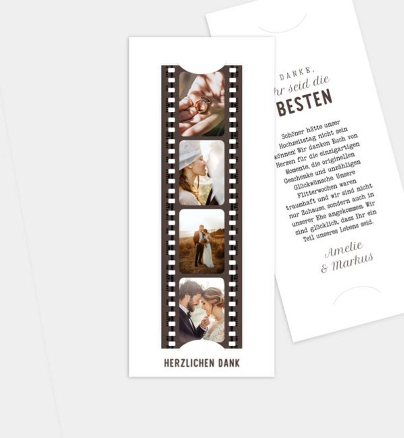 Dankeskarte Hochzeit Filmklassiker