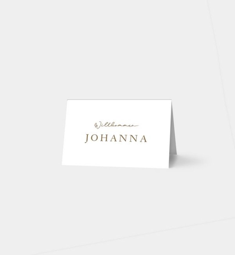 Tischkarte Hochzeit Hochzeitsherz