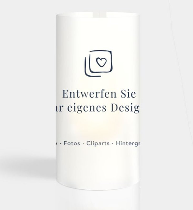 Windlichtkarte Silberhochzeit Blanko Design