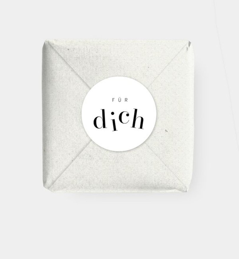 Geschenkaufkleber Geschäftlich Jumping Letters