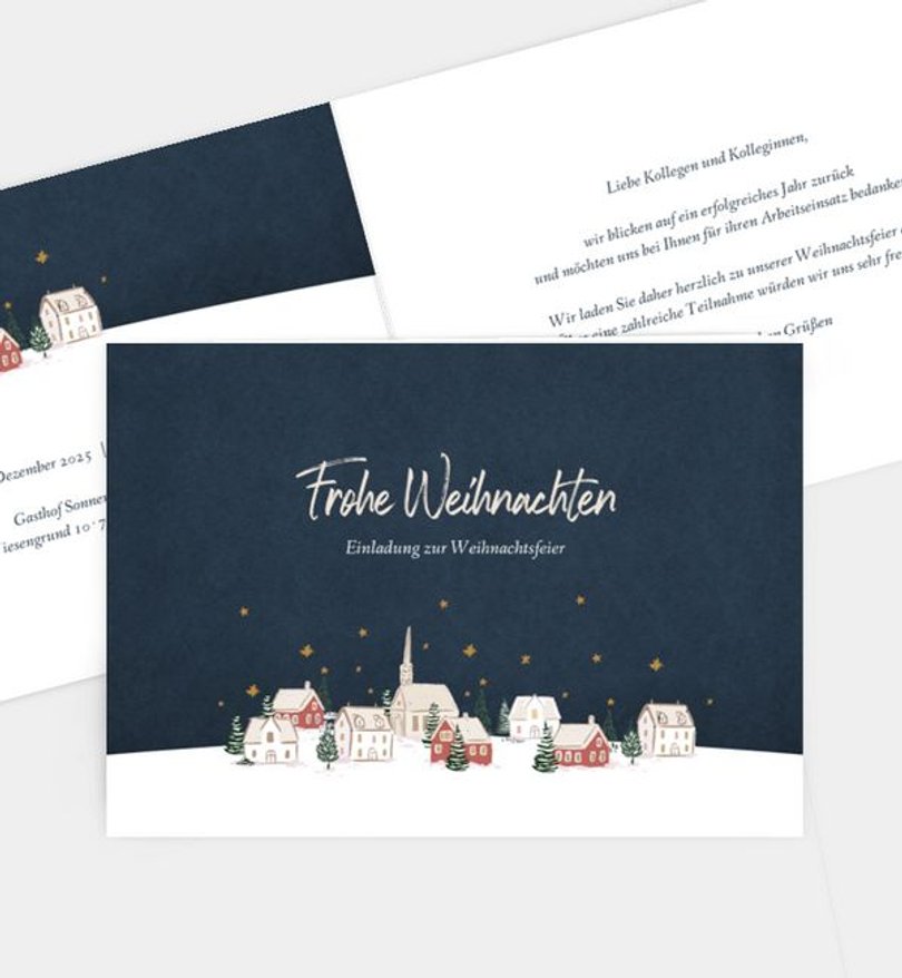 Weihnachtsfeier Weihnachtsfeier Winterdorf