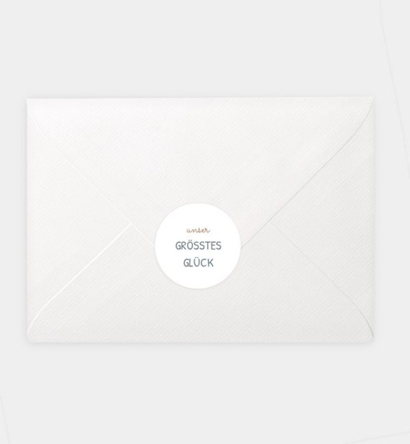 Siegelsticker Geburt Cool Grid