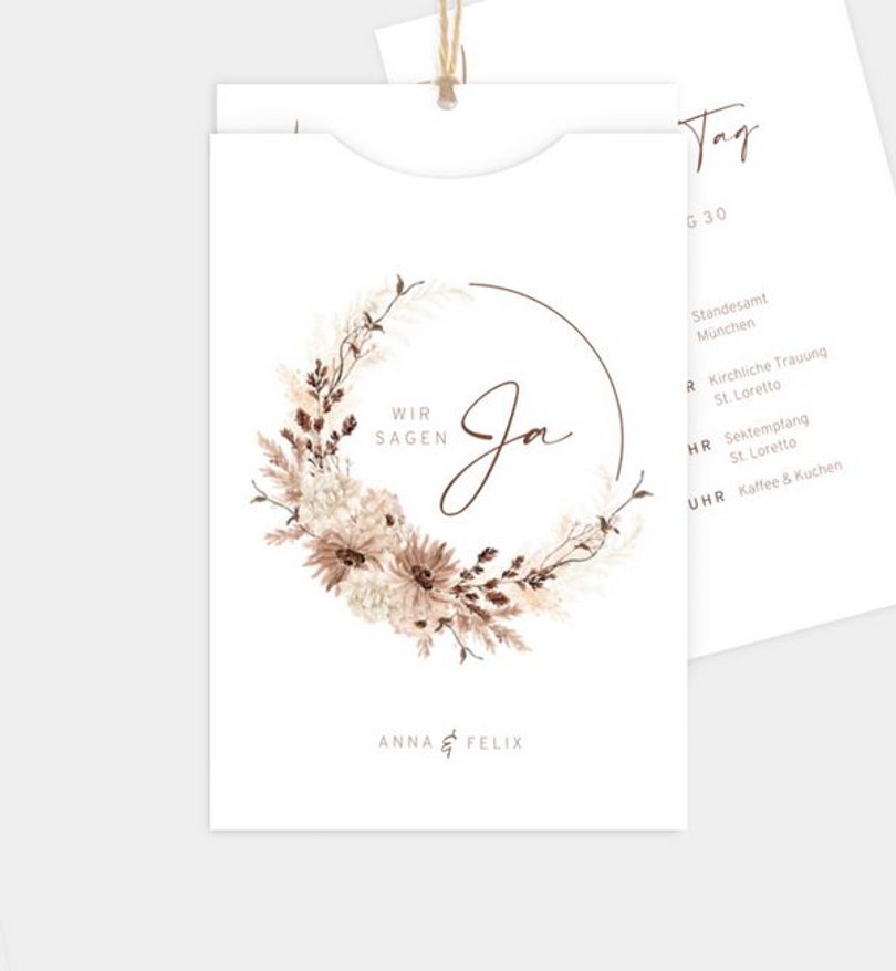 Einladungskarte Hochzeit Precious Yes