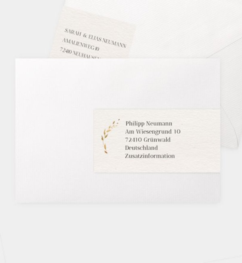Adressaufkleber Hochzeit Origin of Love