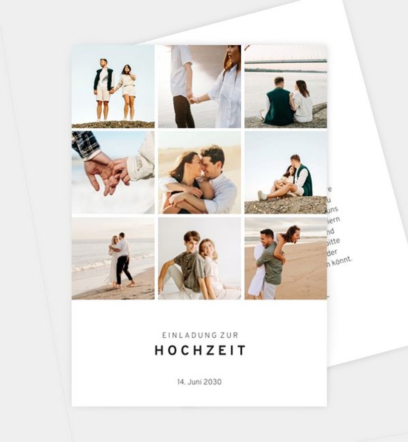 Save-The-Date Karte Hochzeit Amour