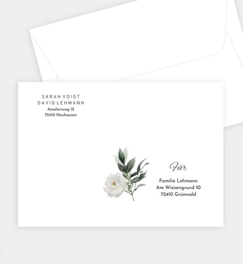 Briefumschlag Hochzeit Fresh Love