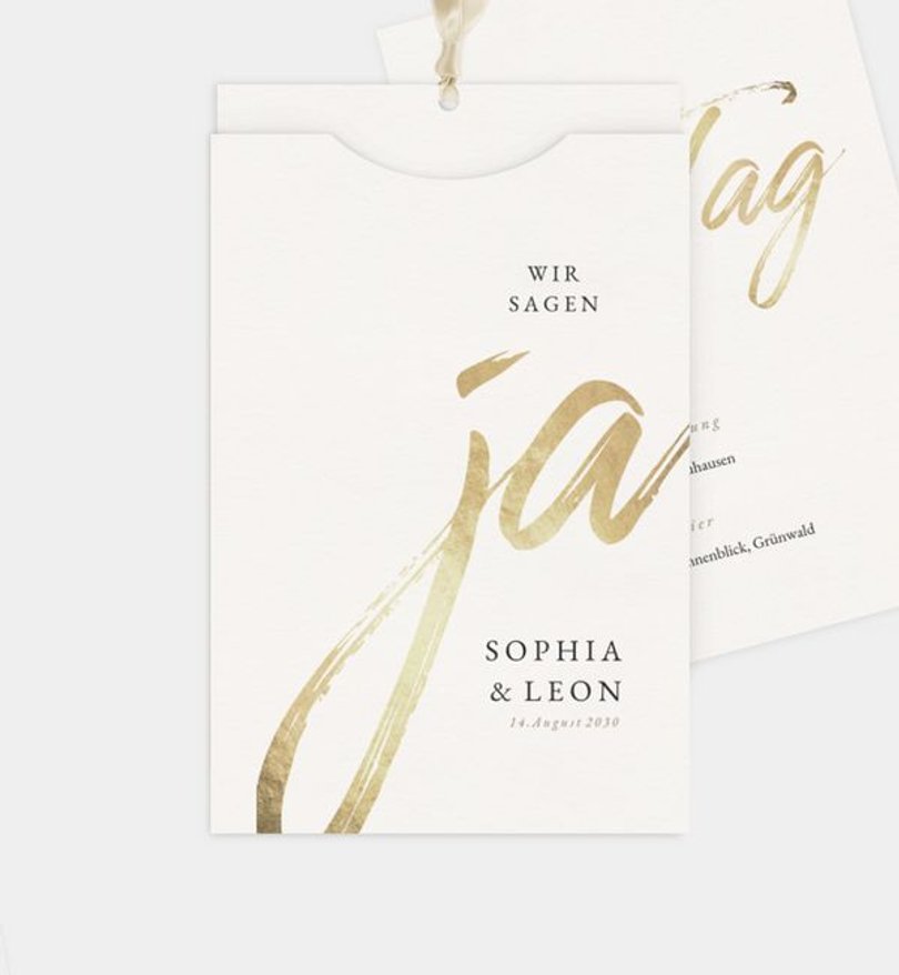 Einladungskarte Hochzeit Easy