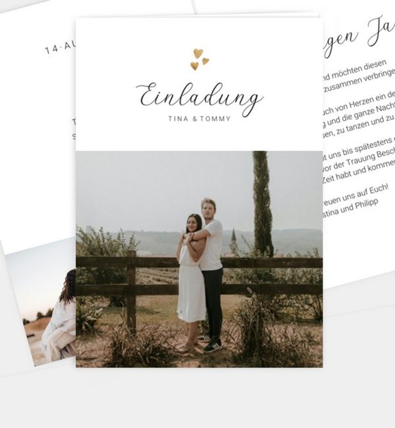 Einladungskarte Hochzeit Preciosura