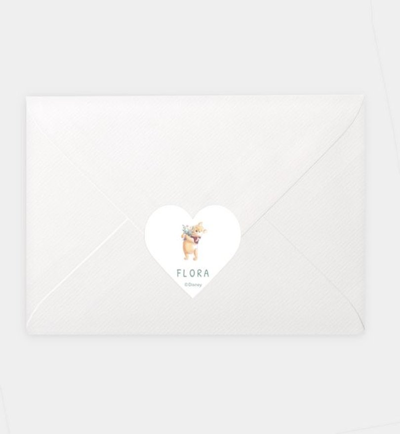 Siegelsticker Geburt Winnie Puuh · Meadow Garden