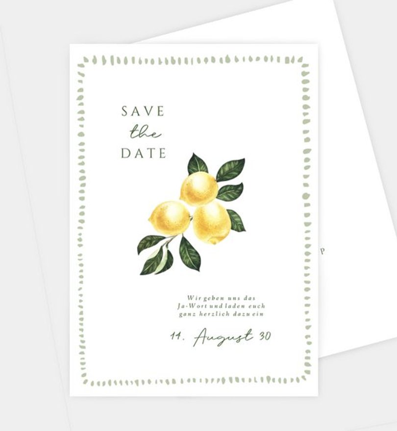 Save-The-Date Karte Hochzeit Summer Love