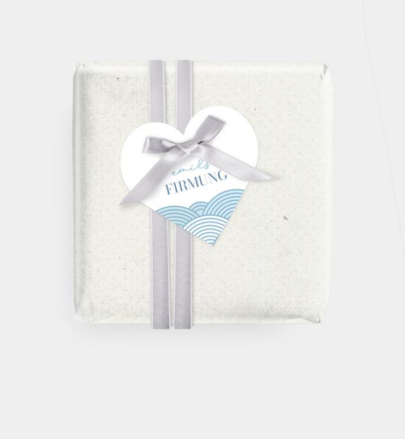 Geschenkanhänger Firmung Meeresrauschen