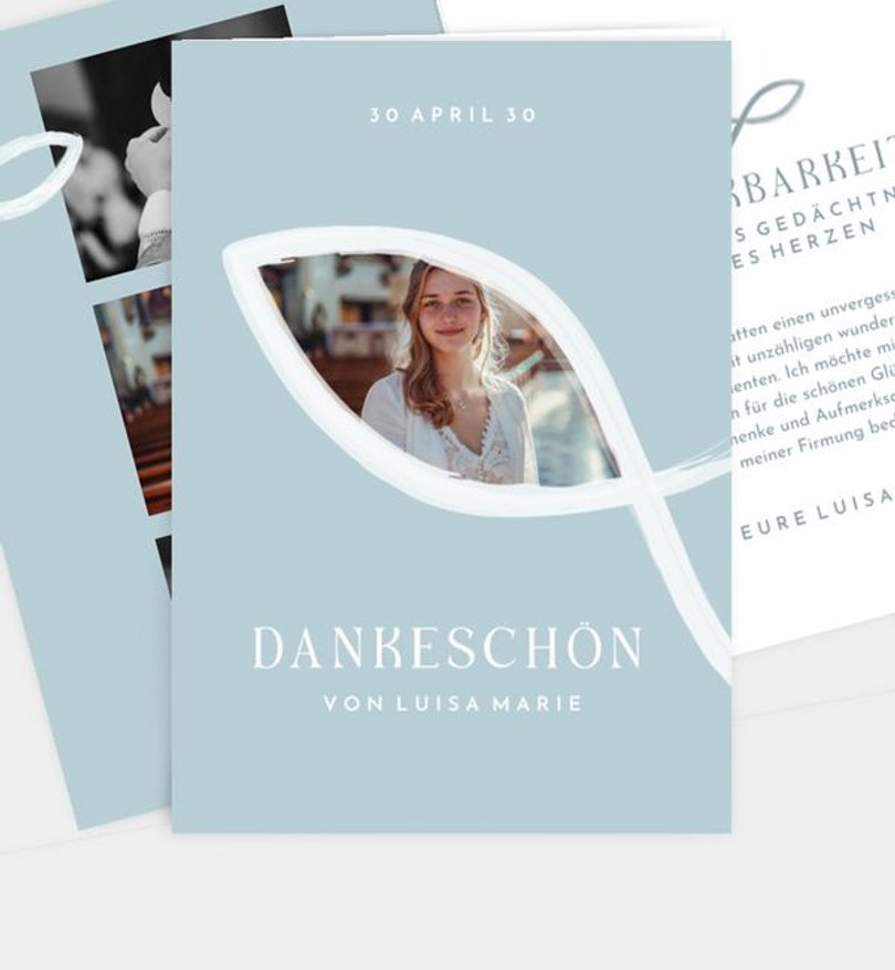 Dankeskarte Firmung Journey of Faith
