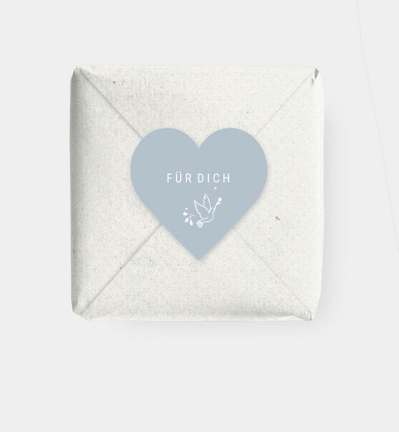 Geschenkaufkleber Taufe Mein Festkranz