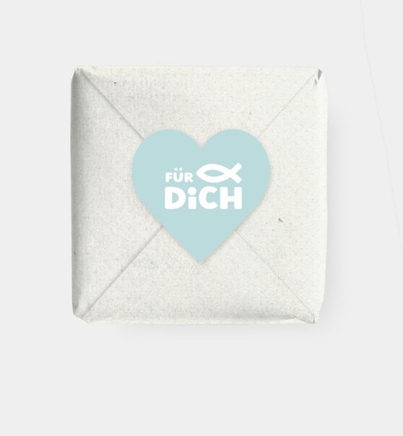 Geschenkaufkleber Konfirmation Title Typo
