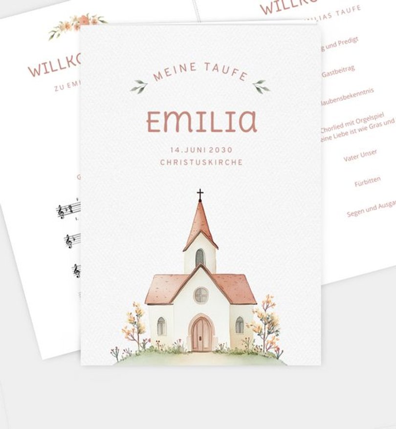 Kirchenheft Taufe Meine Kapelle