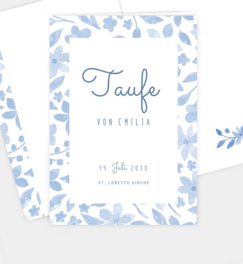Kirchenheft Taufe Flores