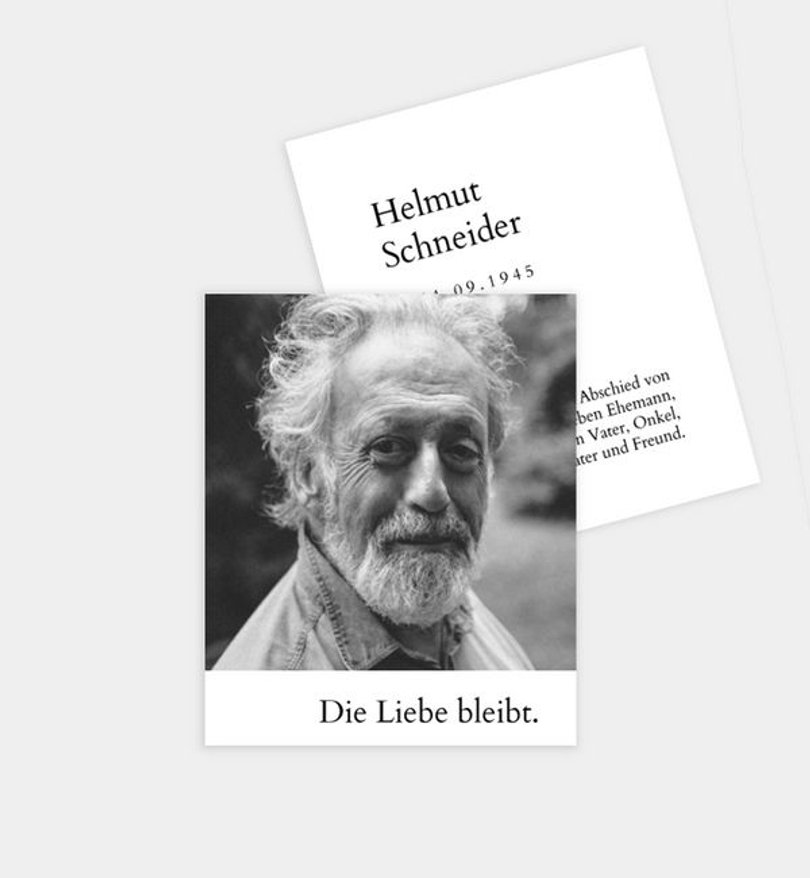 Sterbebilder Trauer Nah