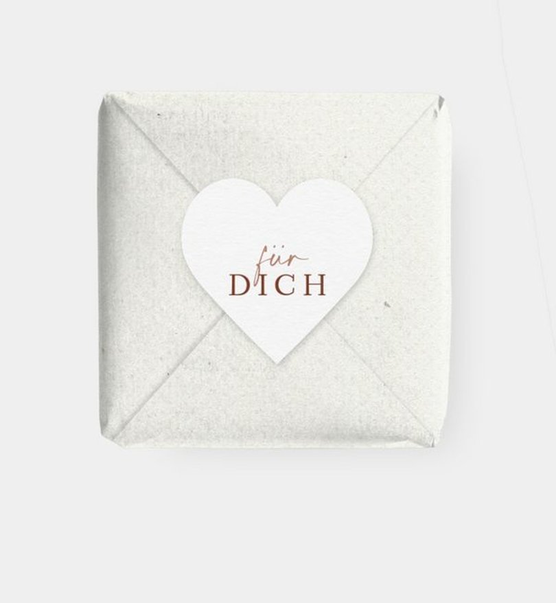 Geschenkaufkleber Hochzeit Our Romance