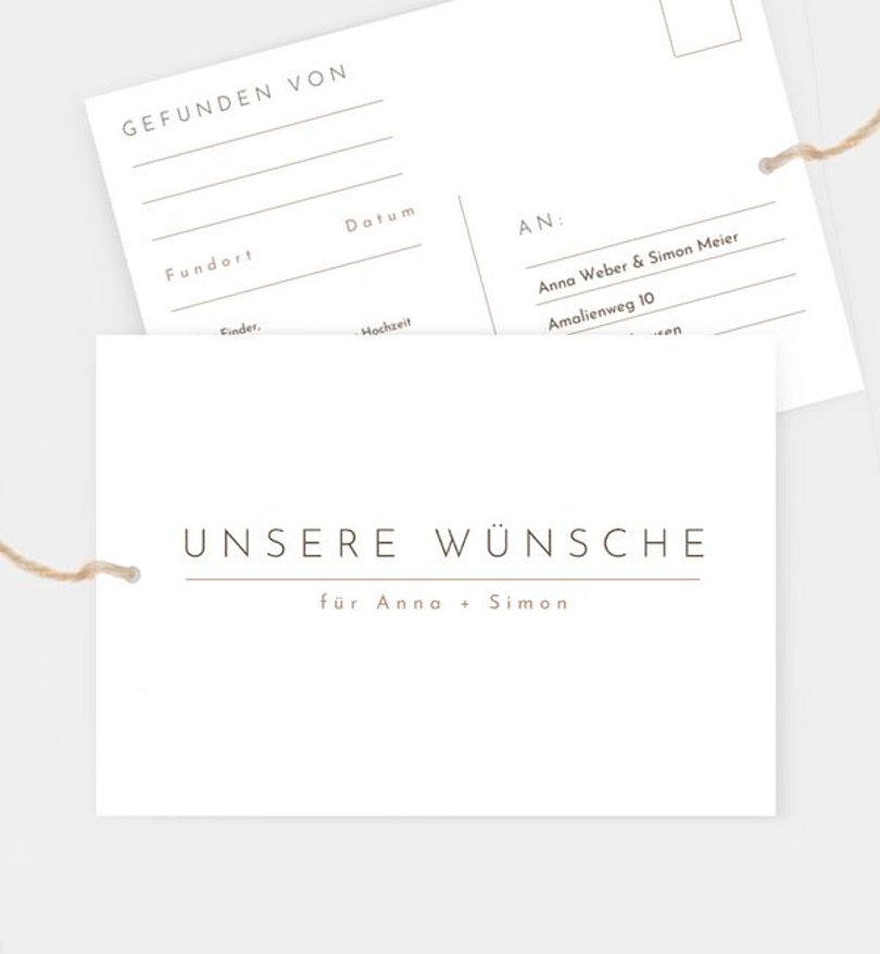 Ballonkarte Hochzeit Semplice