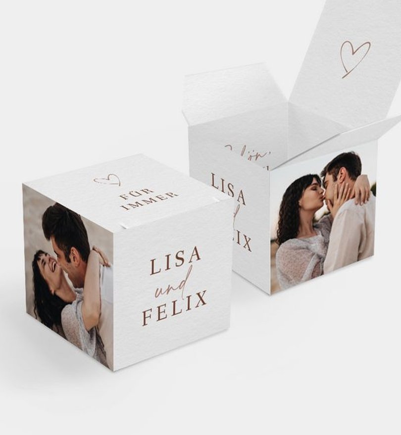 Gastgeschenk Hochzeit Our Romance