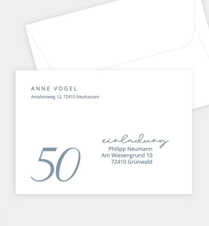 Briefumschlag Geburtstag Elegant Birthday