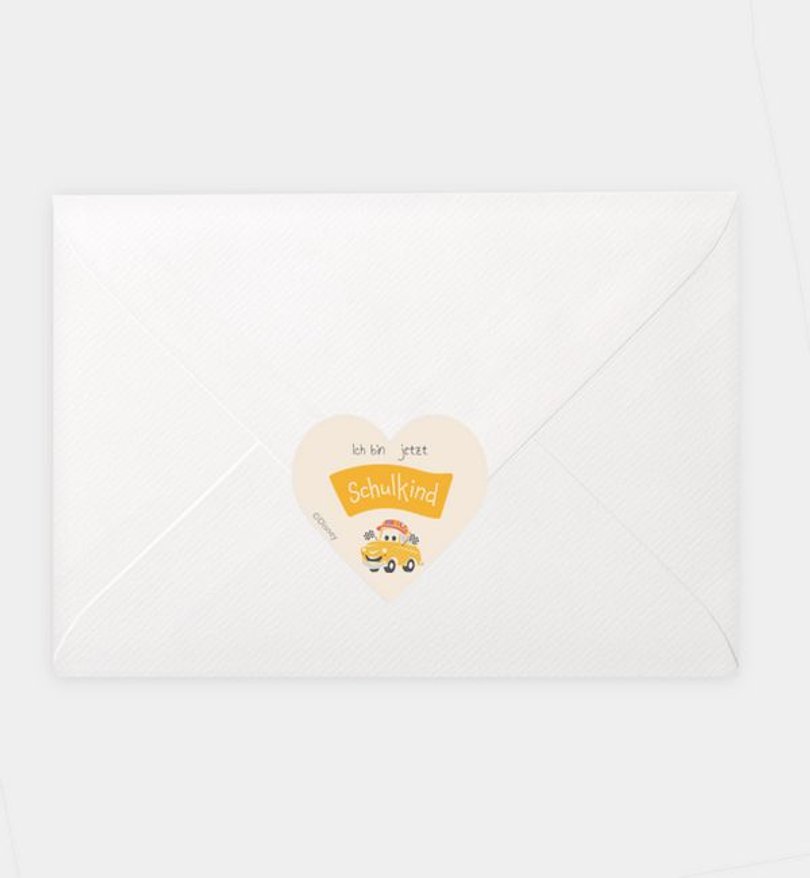 Siegelsticker Einschulung Cars · Colorful Start