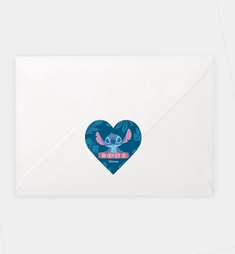 Siegelsticker Einschulung Stitch · Stitch's Abc