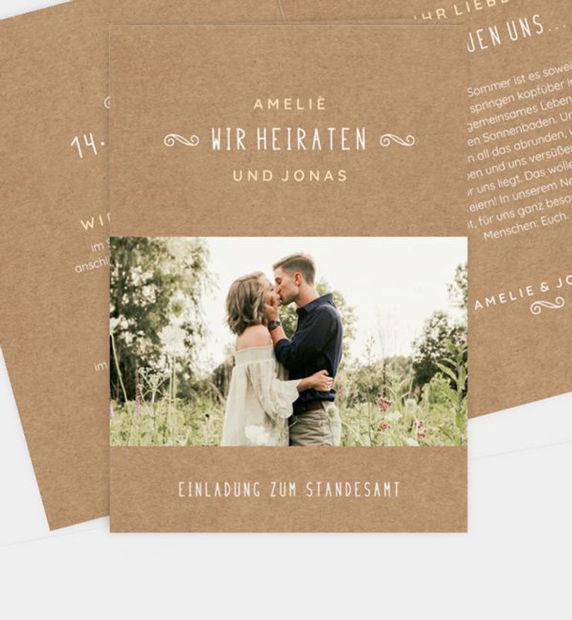 Einladung Standesamt Hochzeit Lovely Vintage