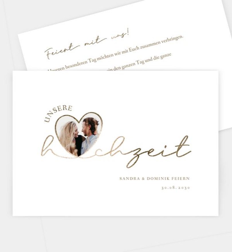 Einladung Standesamt Hochzeit Hochzeitsherz