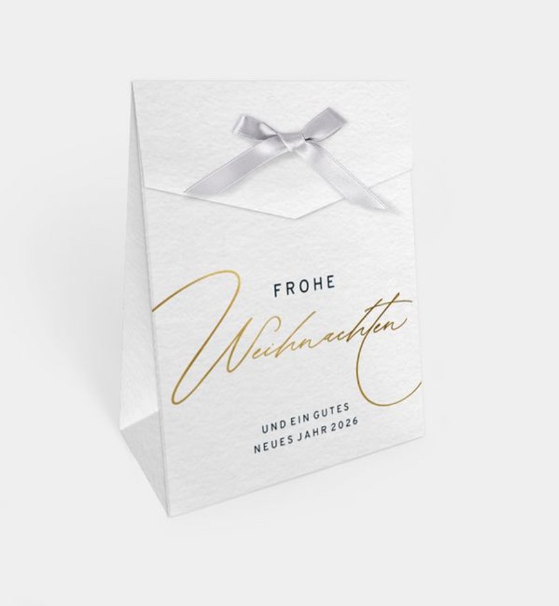 Gastgeschenk Geschenk Weihnachtsschnörkel