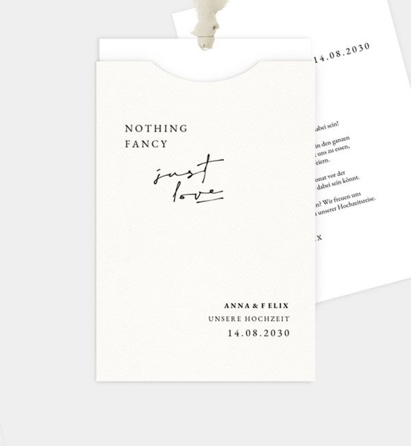 Einladungskarte Hochzeit Urban Romance