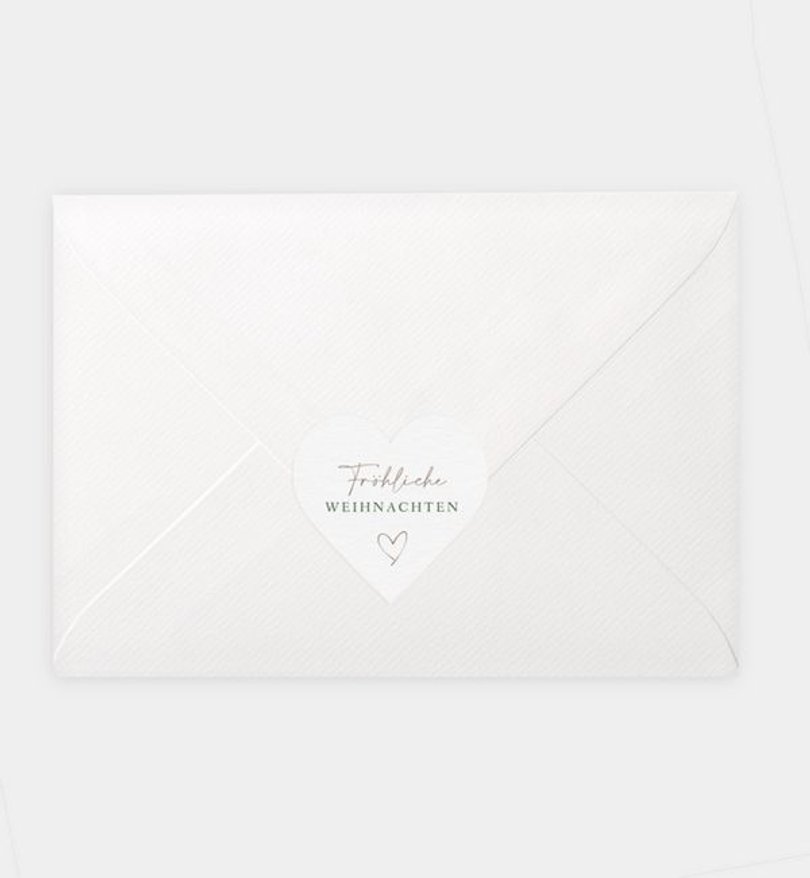 Siegelsticker Weihnachten Christmas Romance