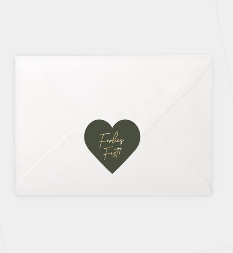 Siegelsticker Weihnachten Just Love