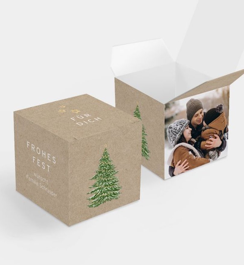 Gastgeschenk weihnachten/privat/gastgeschenk/occasion Weihnachtsbaum · Vintage